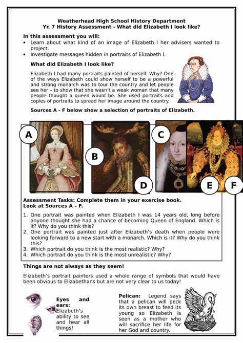 tudor society worksheets